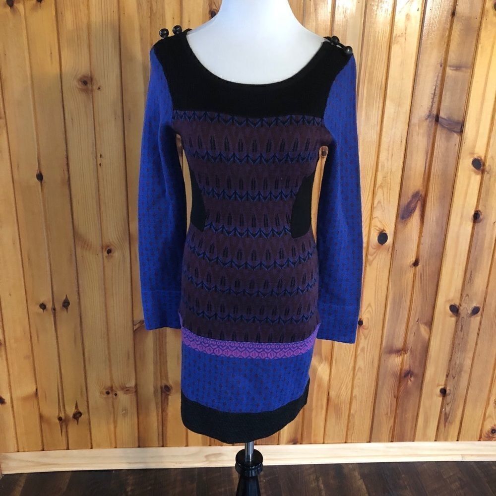 Plenty by Tracy Reese Fitted Wool Blend Dress